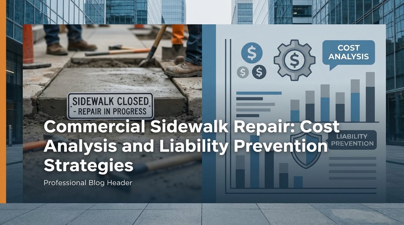 Commercial Sidewalk Repair: Cost Analysis and Liability Prevention Strategies