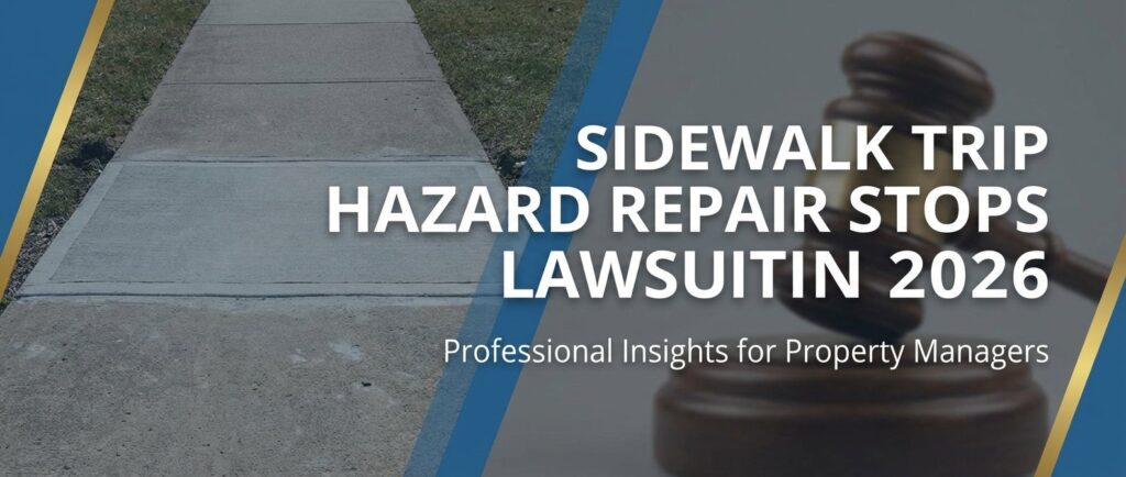 Sidewalk Trip Hazard Repair Stops Lawsuits in 2026