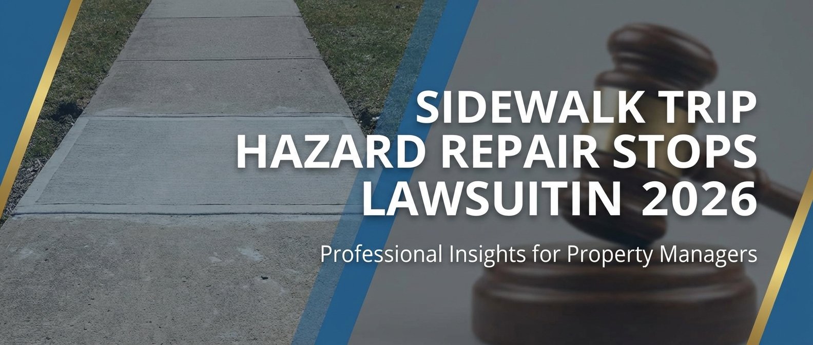 Sidewalk Trip Hazard Repair Stops Lawsuits in 2026