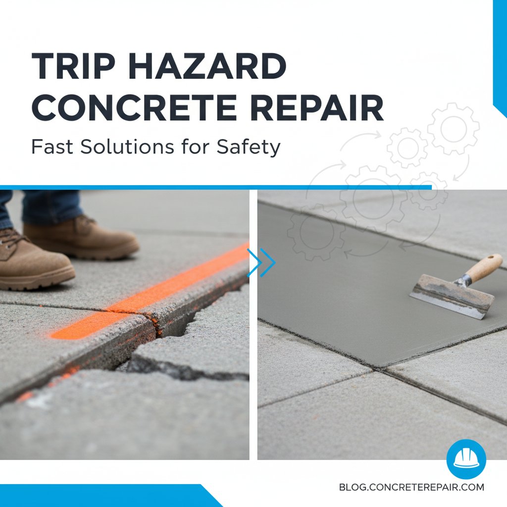 Trip Hazard Concrete Repair: Fast Solutions for Safety