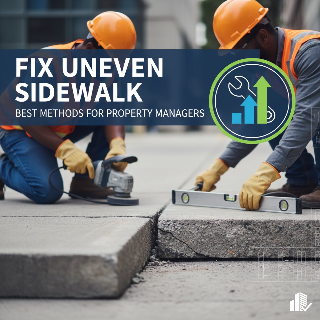 Fix Uneven Sidewalk: Best Methods for Property Managers