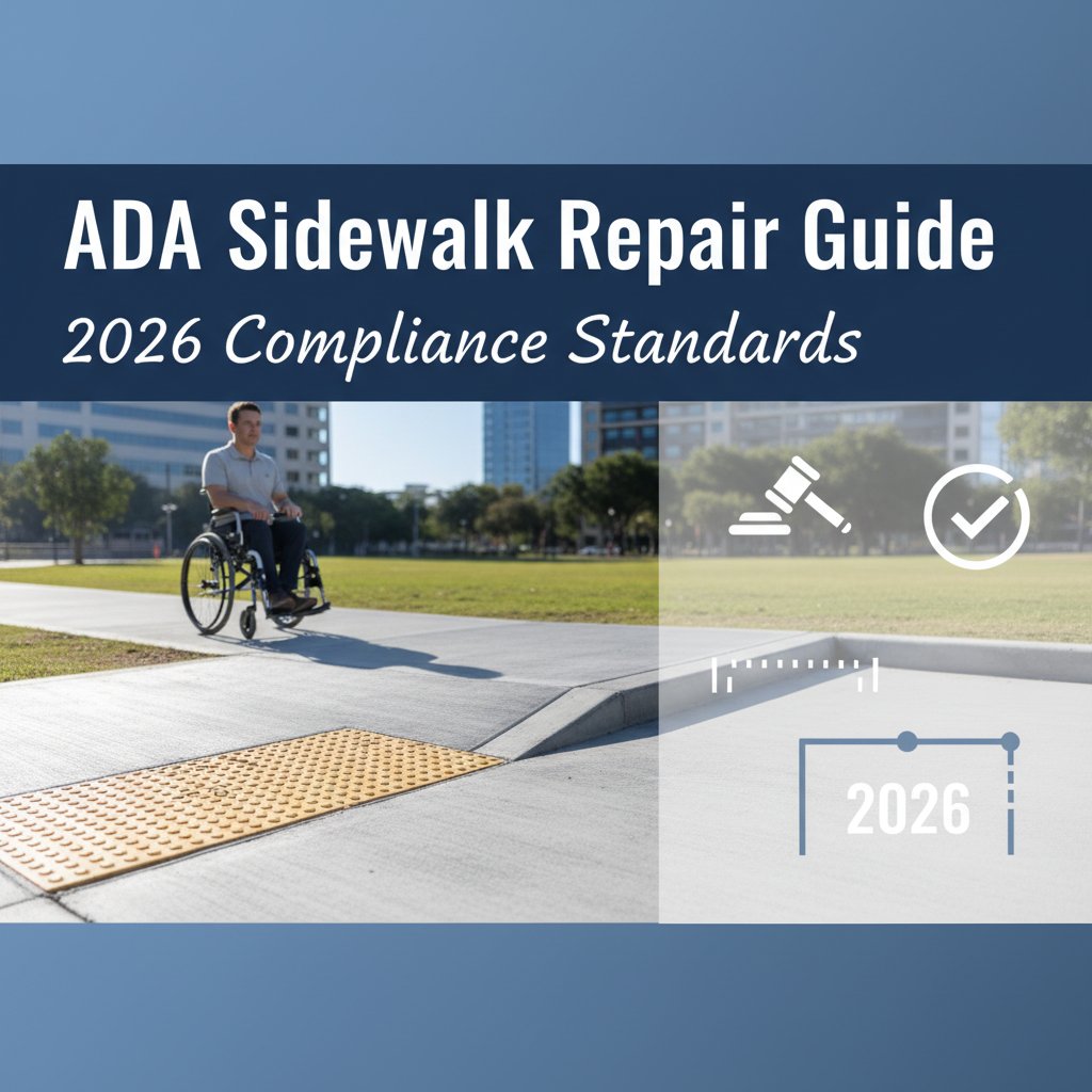 ADA Sidewalk Repair Guide: 2026 Compliance Standards