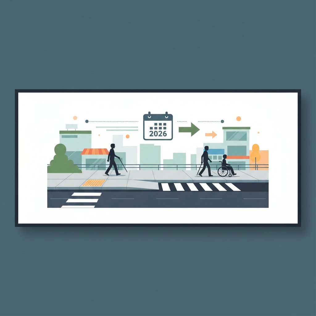 Commercial ADA Sidewalk Compliance: 2026 Action Plan