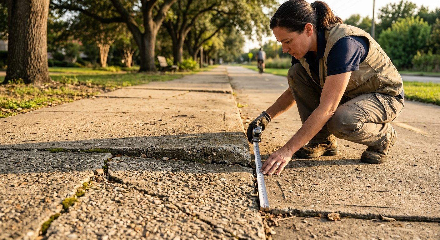 Identify Sidewalk Trip Hazards Before an Audit